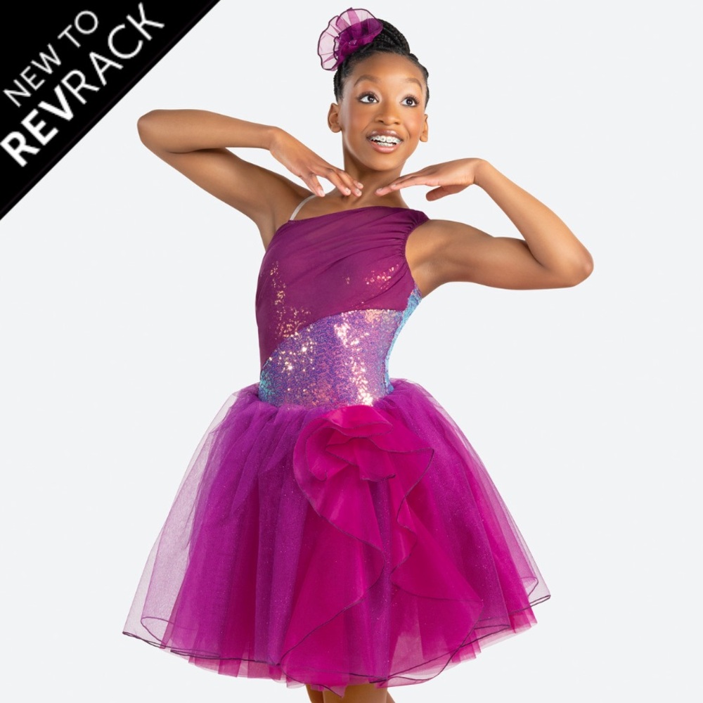 Revolution style RC24558 size Size SA in Berry. NWT. Dance recital tutu!